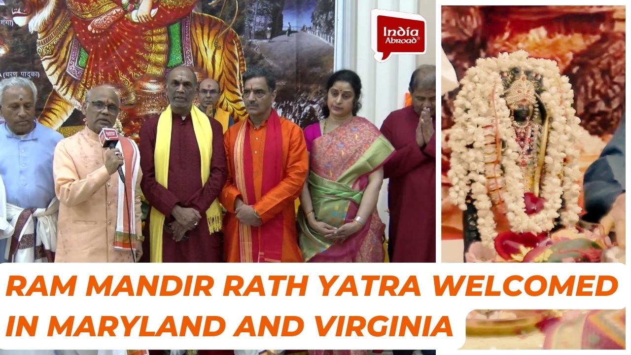 Ram Mandir Rath Yatra welcomed in Maryland and Virgina